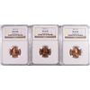 Image 1 : ( 3 ) 1957-D LINCOLN CENTS, NGC MS-66 REDS!