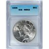 Image 1 : 1928 PEACE DOLLAR ICG MS-62 BLAST WHITE