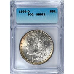 1899-O MORGAN DOLLAR ICG MS-63