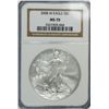 Image 1 : 2008-W AMERICAN SILVER EAGLE NGC MS 70