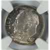 Image 2 : 1957 ROOSEVELT DIME NGC MS 67 TONED