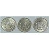 Image 2 : 1921 P, D & S MORGAN SILVER DOLLARS AU / BU