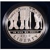 Image 1 : 2010 AMERICAN VETERANS DISABLED for LIFE COMMEM SILVER DOLLAR PROOF, BOX / CERT
