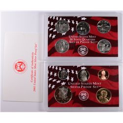 2001 SILVER PROOF SET