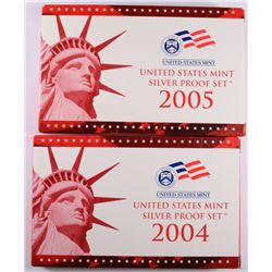 2004 & 2005 SILVER PROOF SETS