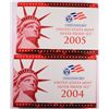 Image 1 : 2004 & 2005 SILVER PROOF SETS