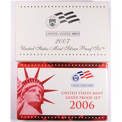 2006 & 2007 SILVER PROOF SETS