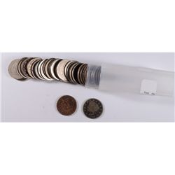 ROLL OF 1892 V-NICKELS FILLERS