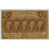 Image 1 : 1862 TWENTY FIVE CENT US POSTAGE CURRENCY