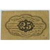Image 2 : 1862 TWENTY FIVE CENT US POSTAGE CURRENCY