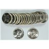 Image 1 : ORIGINAL GEM BU ROLL OF 1964 KENNEDY HALF DOLLARS