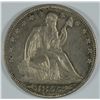 Image 1 : 1855 ARROWS SEATED HALF DOLLAR MS63 NICE