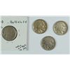 Image 1 : LOT of 4- BUFFALO NICKELS 1913-D TYPE1, 1913-S TYPE 2, 1923-S & 1937 AU/BU