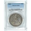 Image 1 : 1841 SEATED DOLLAR, PCGS VF-35