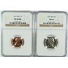 Image 1 : 1965 SMS LINCOLN CENT, NGC MS-66 RED & 1966 SMS JEFFERSON NICKEL, NGC MS-67