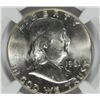 Image 2 : 1961 FRANKLIN HALF DOLLAR, NGC MS-64 FBL  RARE!!