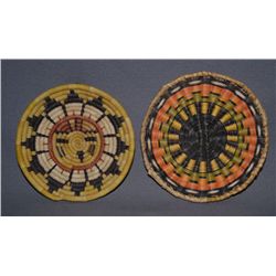 TWO MINI HOPI BASKETS
