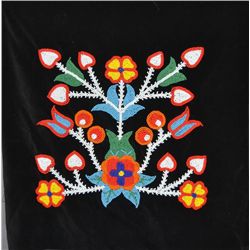 PLAINS INDIAN BEADED PILLOW COVER