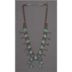 NAVAJO SQUASH BLOSSOM NECKLACE