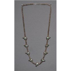 NAVAJO SILVER NECKLACE