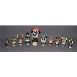 TEN ROUTE 66 KACHINAS