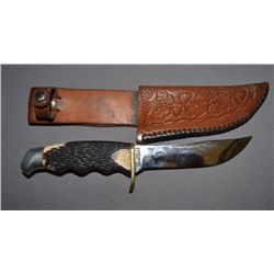 SCHRADE-WALDEN KNIFE AND SHEATH