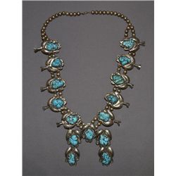 NAVAJO SQUASH BLOSSOM NECKLACE