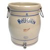 Image 2 : Stoneware churn & water cooler, both Red Wing 5 gal w/Wings, churn has sm nick inside rim & factory 