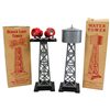 Image 1 : Toy train accessories (2) Marx Water Tower & Search Light Tower in orig boxes, both plastic, Exc con