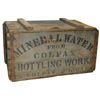 Image 1 : Colfax Mineral Water shipping box, stenciled wood box w/Mineral Water From Colfax Bottling Works, Co