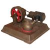 Image 1 : Toy steam engine, "The Flamelicker", cast iron, Exc cond, 4.5"H x 7.25"L x 7"D.