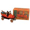 Image 1 : Toy car, Marx Amos 'n Andy "Fresh Air Taxi, tin windup, c.1930's, Exc cond w/Restored box, 8"L.