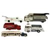 Image 1 : Toys (5), GMC Greyhound Lines Chicago World's Fair bus, AMC, c.1933, cast iron; Glendale Wrecker & R