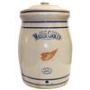 Image 1 : Stoneware Red Wing water cooler w/lid, 8 gal, 8 marked on inside bottom, no spigot, o/wise Exc cond 