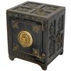Image 1 : Bank, combination, Security Safe Deposit Bank, cast iron, patd Feb 1881 & Mar 1887, Exc cond, 5.5"H 