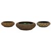 Image 1 : Pottery bowls (3), Red Wing Brushed Ware, all in VG & Exc cond, 2 stamped on bottom, 6.5" & 8"Dias.
