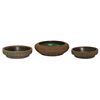Image 1 : Pottery bowls (3), Red Wing Brushed Ware, all in VG cond w/some wear, no chips or cracks, 5.5" to 8"