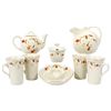 Image 1 : Jewel Tea Autumn Leaf (8), 1992 French tea pot NALCC Gift, baby ball pitcher, set of 4 chocolate mug
