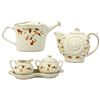 Image 1 : Jewel Tea Autumn Leaf (5), 1996 NALCC Sprinkler Can & Hall Limited Edition creamer & covered sugar w