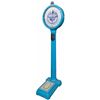 Image 1 : Coin-operated weigh scale, lollipop, medium blue w/porcelain dial, Exc restored cond, 72"H x 30"W x 