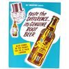 Image 1 : Advertising signs (3), Ol' Smoothie Root Beer litho on cdbd; Bireley's Soda framed paper litho & Neh