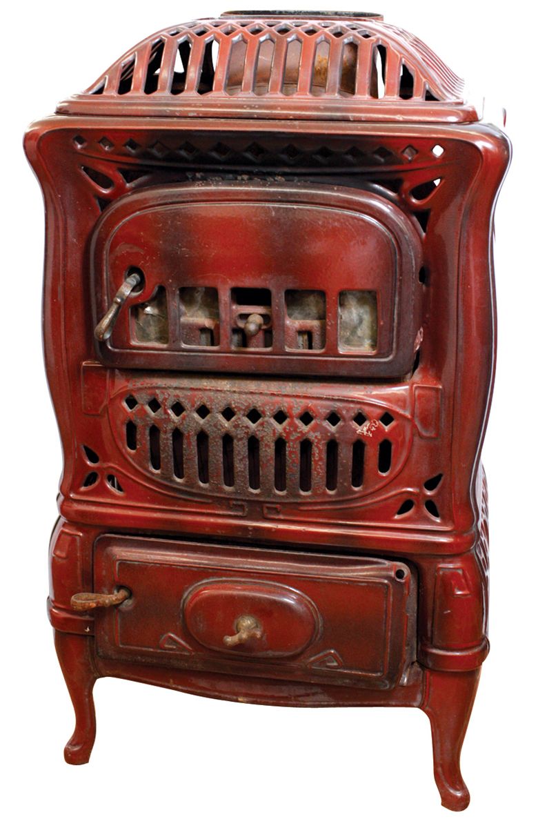 Parlor stove, The Wehrle Co. Golden Age 172, mfgd in Newark, O