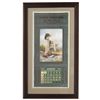 Image 1 : Cigar calendar, Dumke Brothers Cigar Mfg.-Medford, WI, c.1912, titled "Retrieved", shows retriever w