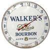 Image 1 : Breweriana clock & thermometer (2), Calvert Whiskey light-up w/owl graphic, mfgd by Telechron Electr