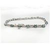 Image 1 : ALEXANDRITE 3.47CT, 14K W/G BRACELET 12.00GRAM / DIAMOND 0.97CT