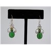 Image 1 : Sterling Silver .925 Vintage Peridot Earrings