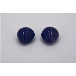 Cabochon Tanzanite 67.34cttw Pair