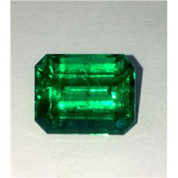 GIA  Emerald 5.52ct Octagonal
