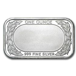 1 oz American Flag Design Silver Bar .999 Fine