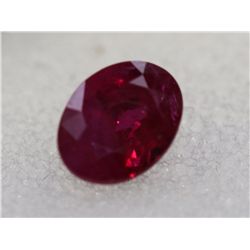 GIA  Ruby Oval Shape 1.0ct